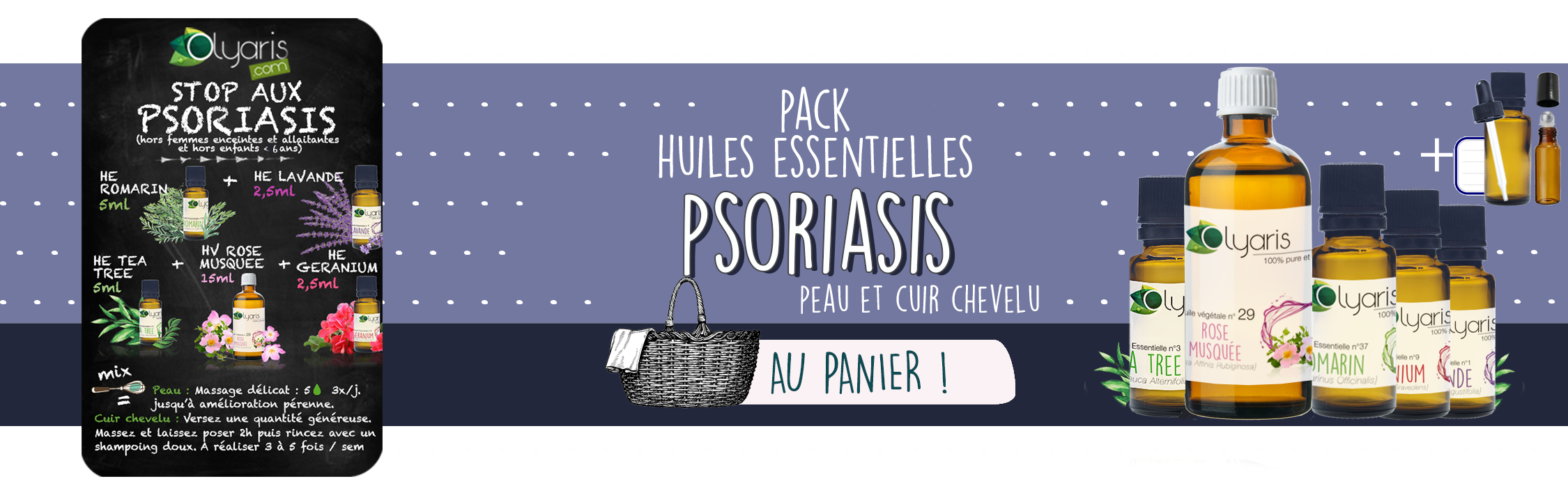 Traitement Naturel du Psoriasis aux Huiles Essentielles : le Pack